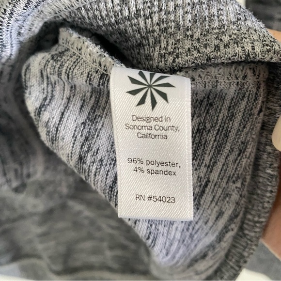 Athleta Women's Gray Blissful Cowl Neck Sweatshirt Size Medium - Picture 2 of 4